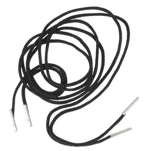 Cordão Preto com 90 cm e Ponteiras para  ...