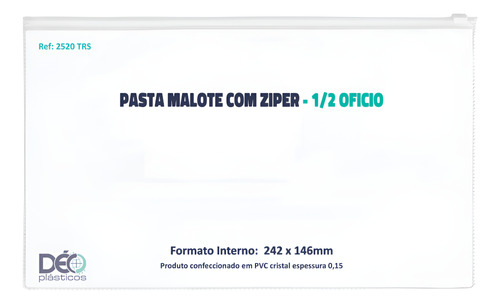 Pasta Malote Transparente Em Pvc A5 Mode ...